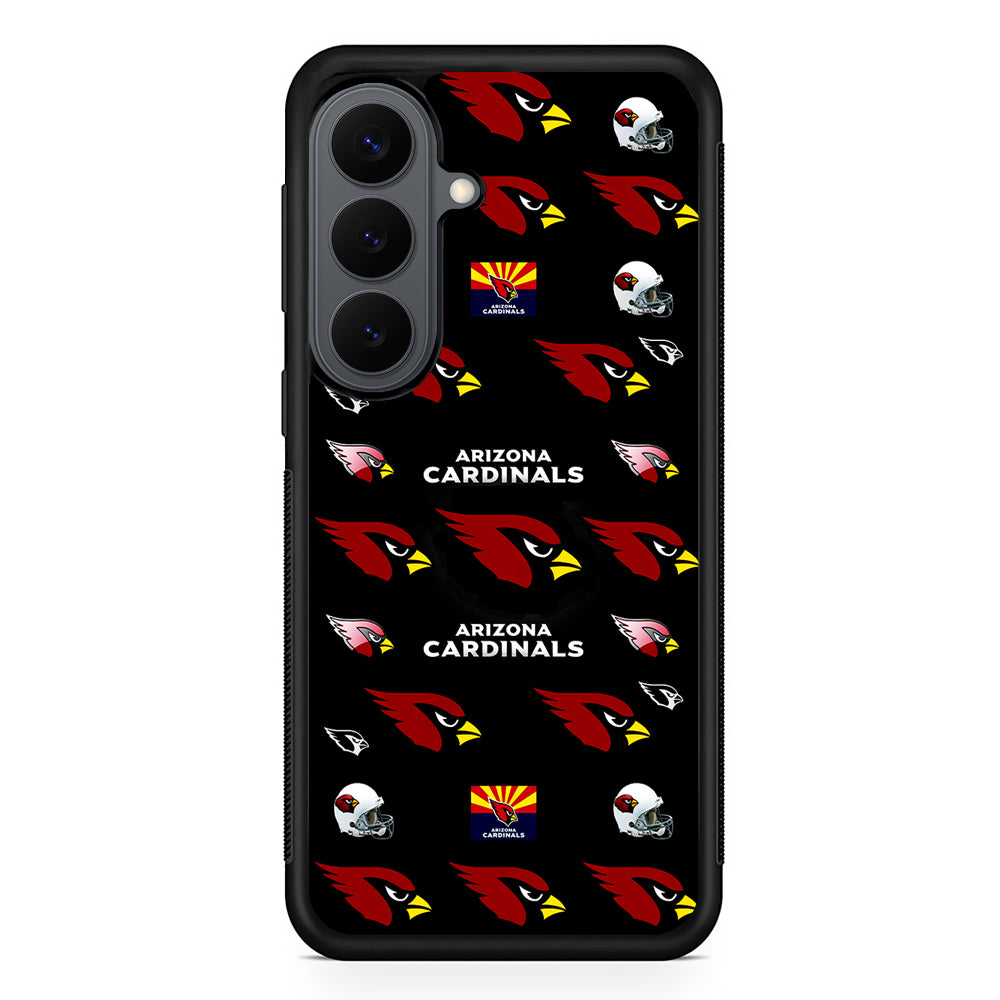 Arizona Cardinals Pattern Samsung Galaxy S26 Plus Case | Slim Rubber Case for Samsung Galaxy S26 Plus