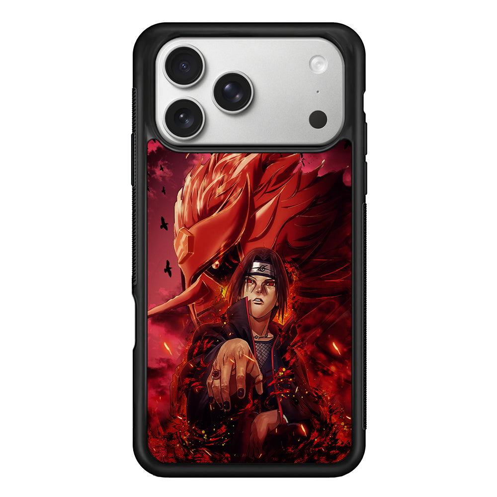 Naruto Itachi of The Sharingan Susanoo iPhone 17 Pro Case | Slim Rubber Case for iPhone 17 Pro