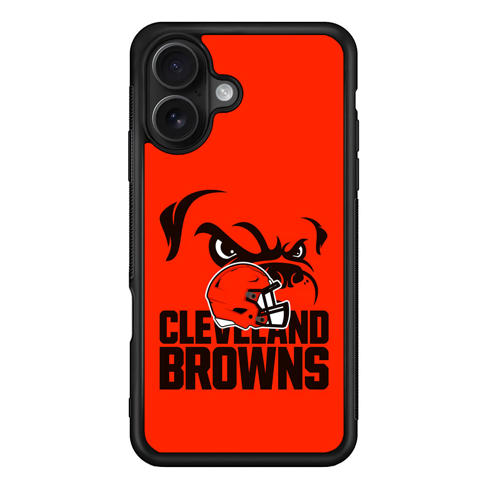 Cleveland Browns Helmet iPhone 16 Case - Oxvistore