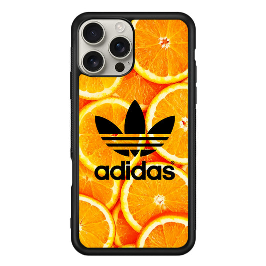 Adidas Logo Orange Fruits iPhone 16 Pro Max Case | Durable Everyday Protective Cover