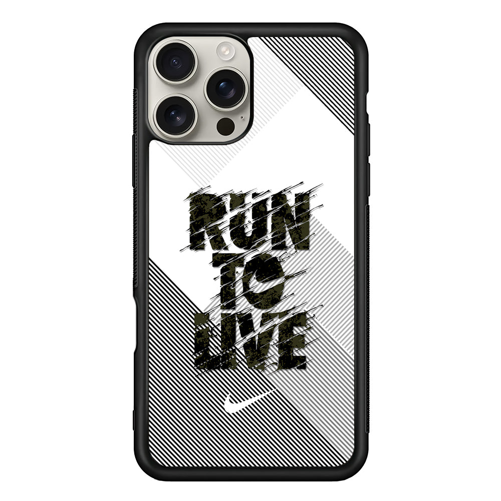 Nike Live Must Run iPhone 16 Pro Max Case | Durable Everyday Protective Cover