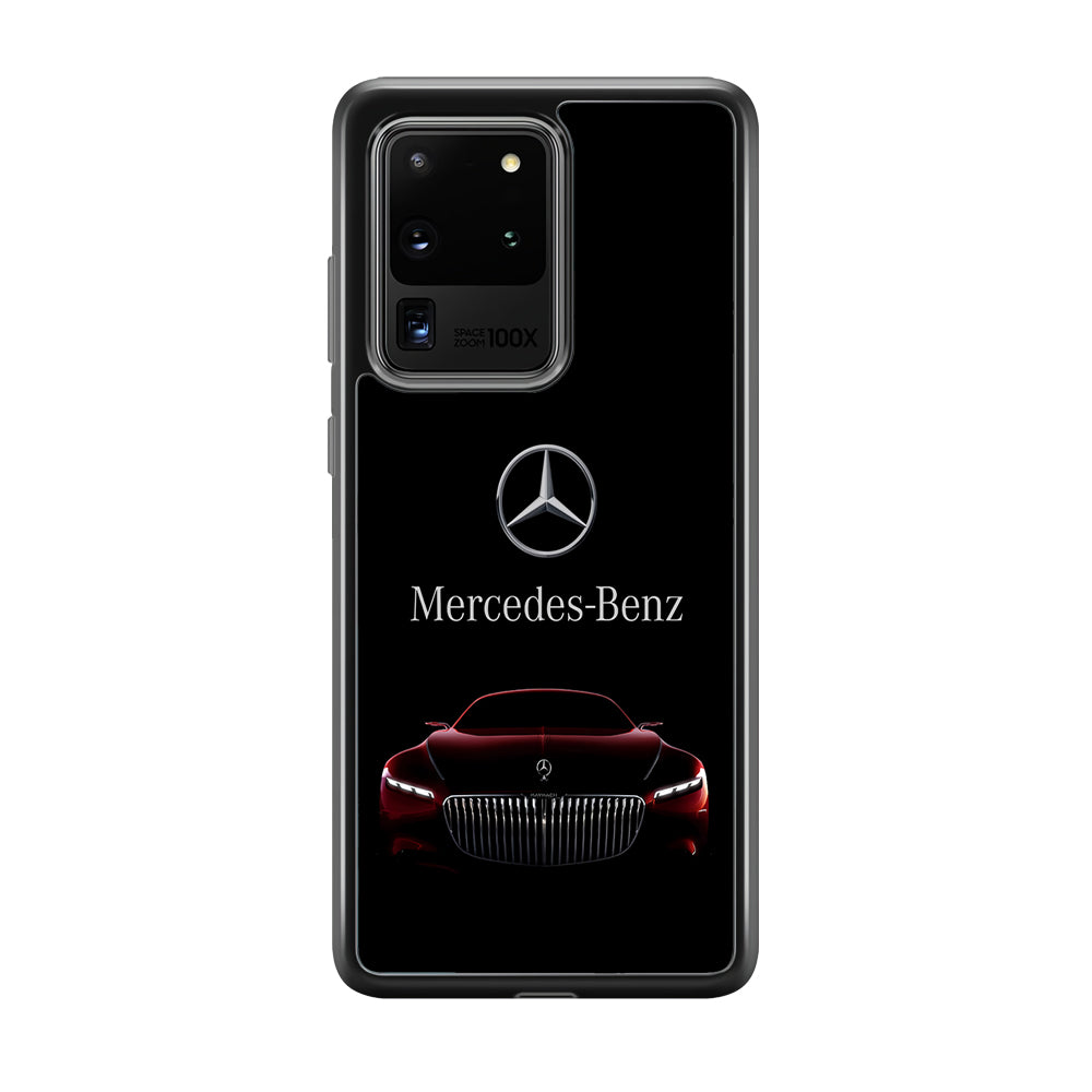 Mercedes-Benz Red Dark Aesthetic Samsung Galaxy S20 Ultra Case | Slim Rubber Case for Samsung Galaxy S20 Ultra