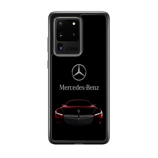 Mercedes-Benz Red Dark Aesthetic Samsung Galaxy S20 Ultra Case | Slim Rubber Case for Samsung Galaxy S20 Ultra