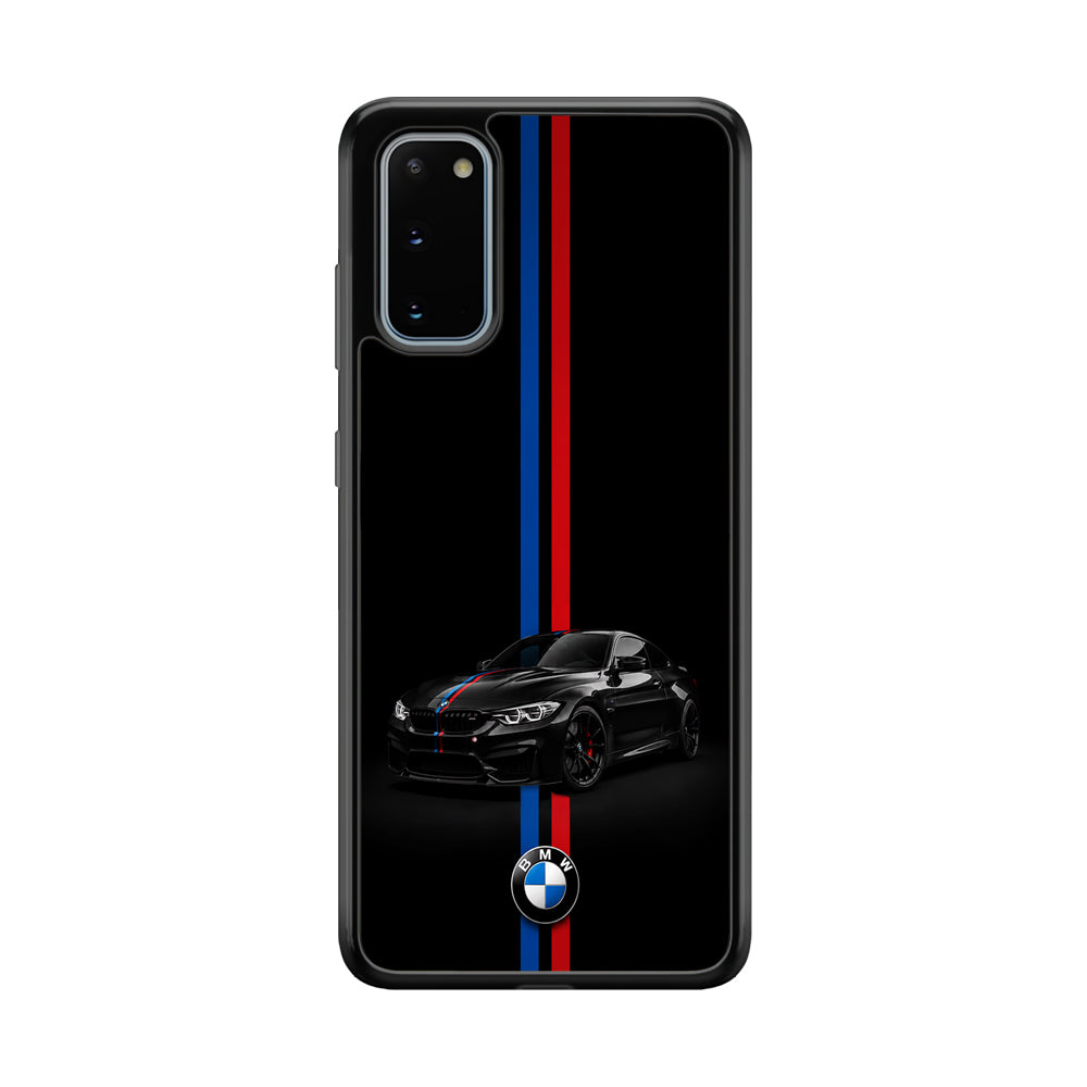 BMW M4 Coupe Racing Stripe Samsung Galaxy S20 Case | Slim Rubber Case for Samsung Galaxy S20
