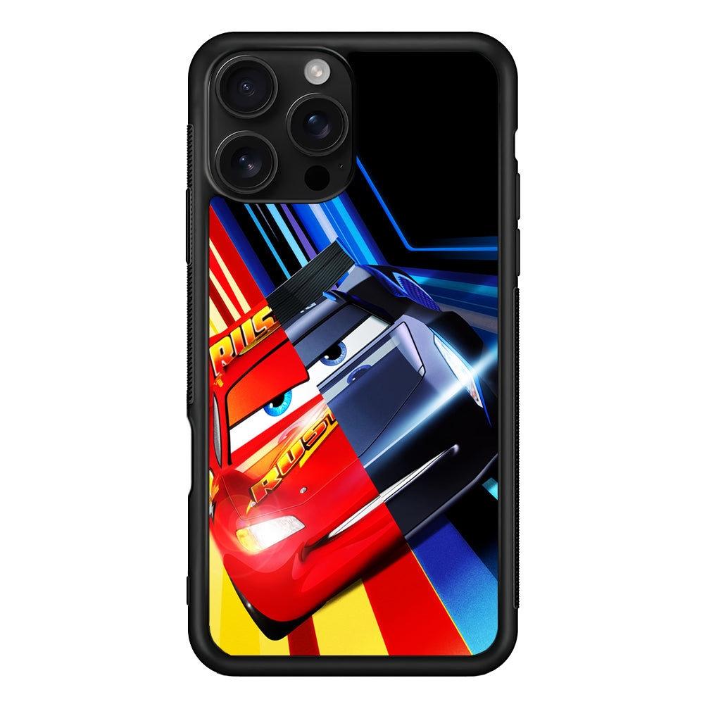 Lightning Mcqueen Car Poster iPhone 16 Pro Case | Durable Protective Case for iPhone 16 Pro