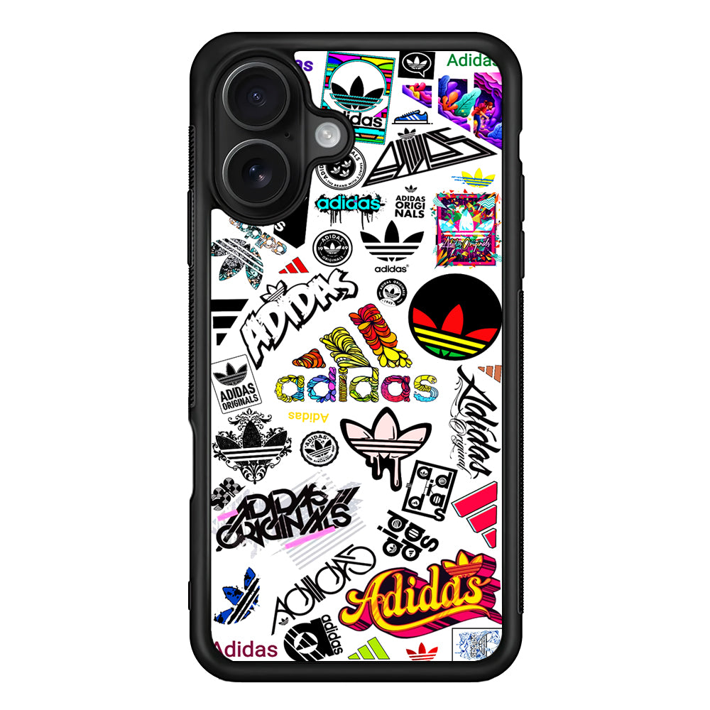 Cool Adidas Logo Collection iPhone 16 Case - Oxvistore