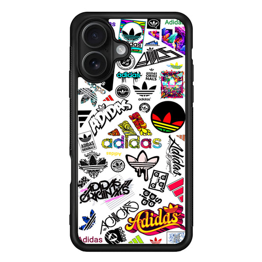 Cool Adidas Logo Collection iPhone 16 Case - Oxvistore