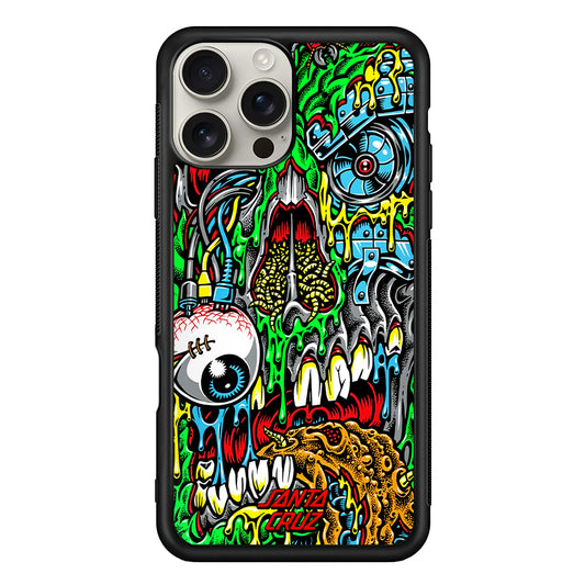 Santa Cruz Cyber Zombie iPhone 16 Pro Max Case | Slim Rubber Case for iPhone 16 Pro Max