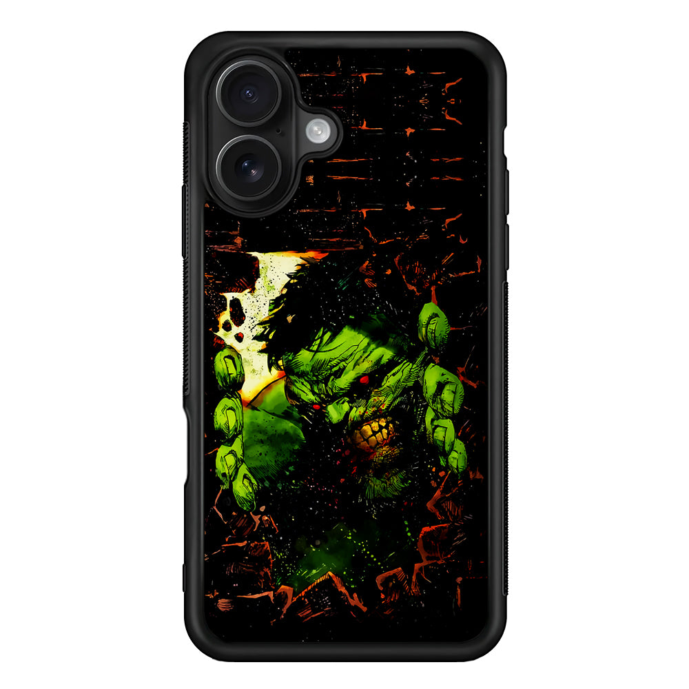 Angry Hulk Scary Face iPhone 16 Case - Oxvistore