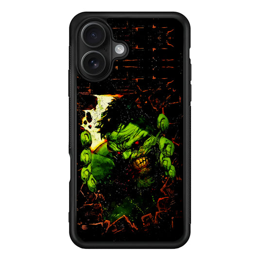 Angry Hulk Scary Face iPhone 16 Case - Oxvistore
