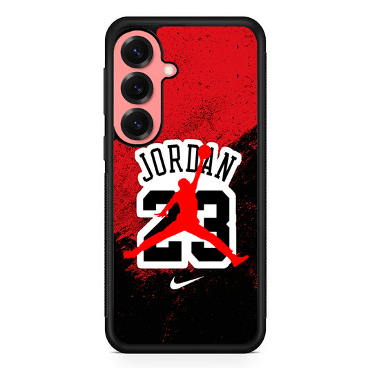 Michael Jordan 23 Red Black Samsung Galaxy S25 Case | Slim Protective Cover for Samsung Galaxy S25