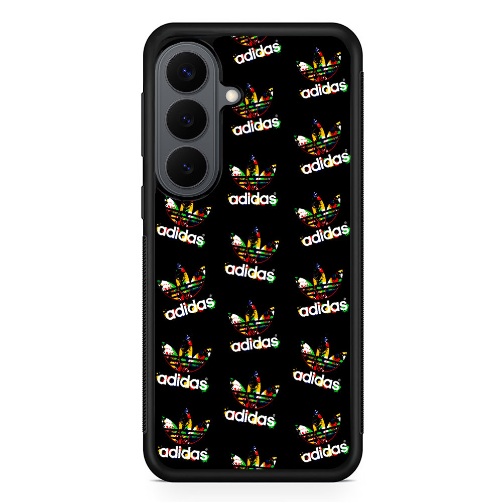 Adidas Logo Collection Pattern Samsung Galaxy S26 Plus Case | Durable Samsung Galaxy S26 Plus Cover