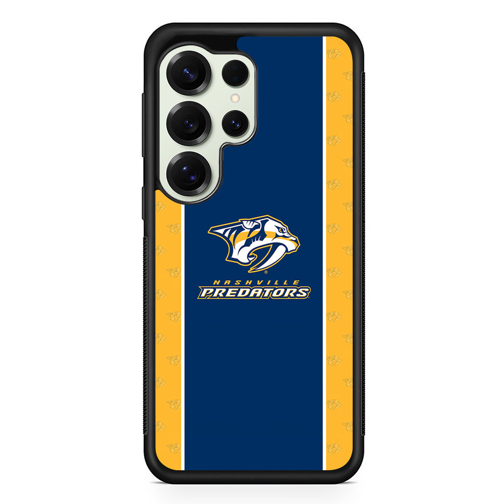 Nashville Predators Logo Samsung Galaxy S25 Ultra Case | Durable Rubber Case for Samsung Galaxy S25 Ultra