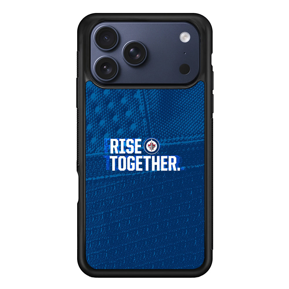 Winnipeg Jets Rise Together iPhone 17 Pro Max Case | Slim Protective Cover for iPhone 17 Pro Max