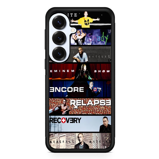 The Eminem Show Tracklist Poster Samsung Galaxy S25 Plus Case | Slim Rubber Cover for Samsung Galaxy S25 Plus