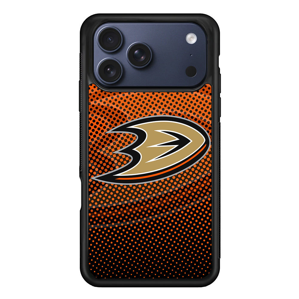 Anaheim Ducks Dot iPhone 17 Pro Max Case | Slim Protective Cover for iPhone 17 Pro Max