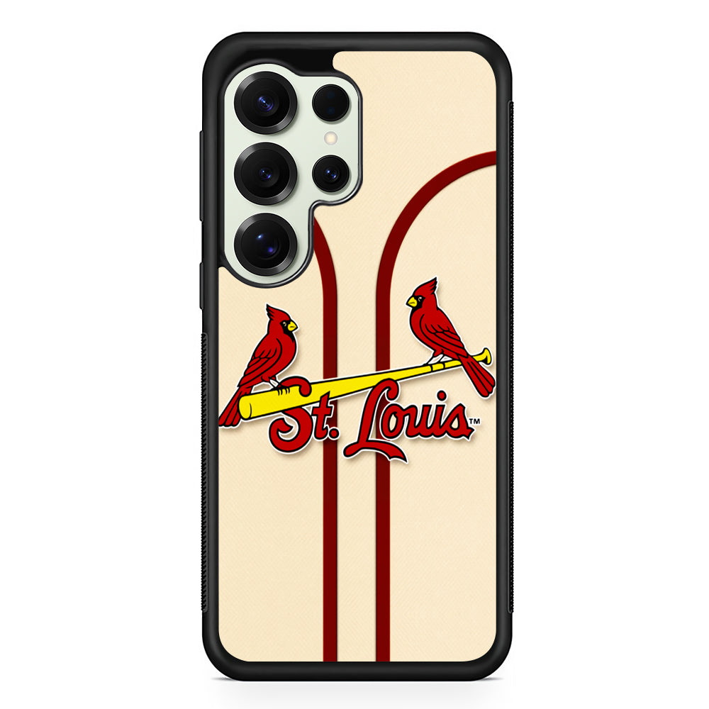 St. Louis Cardinals Jersey Samsung Galaxy S25 Ultra Case | Durable Rubber Case for Samsung Galaxy S25 Ultra