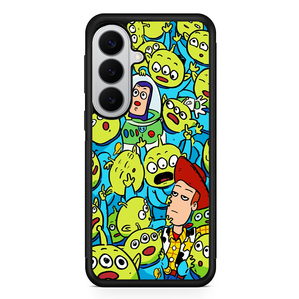 Toy Story and Aliens Samsung Galaxy S26 Case | Protective Rubber Cover