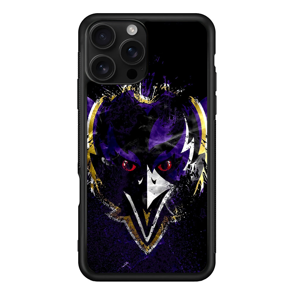 Baltimore Ravens Logo iPhone 16 Pro Case | Durable Protective Case for iPhone 16 Pro