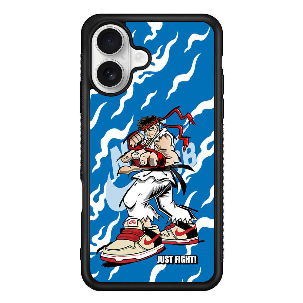 Nike Just Do It and Fight It iPhone 16 Plus Case – Slim Fit Protective Phone Case