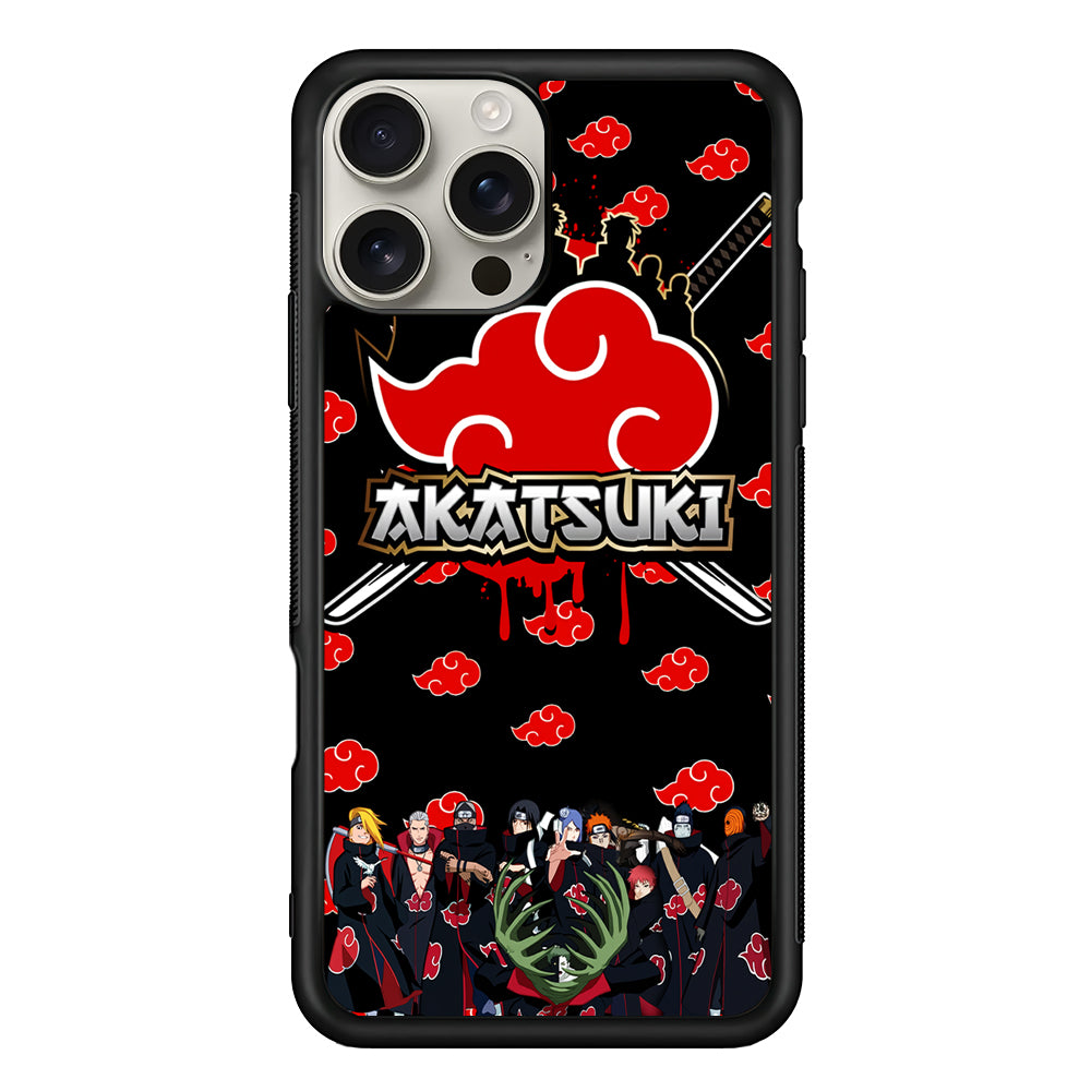 Naruto Akatsuki Squad iPhone 16 Pro Max Case | Stylish Protective Case for iPhone 16 Pro Max