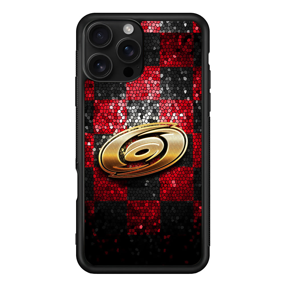 Carolina Hurricanes Glitter iPhone 16 Pro Case | Durable Protective Case for iPhone 16 Pro