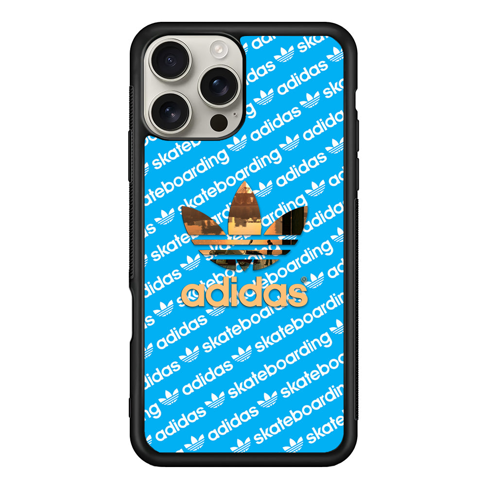 Adidas Skateboarding Patern Box iPhone 16 Pro Max Case | Durable Everyday Protective Cover