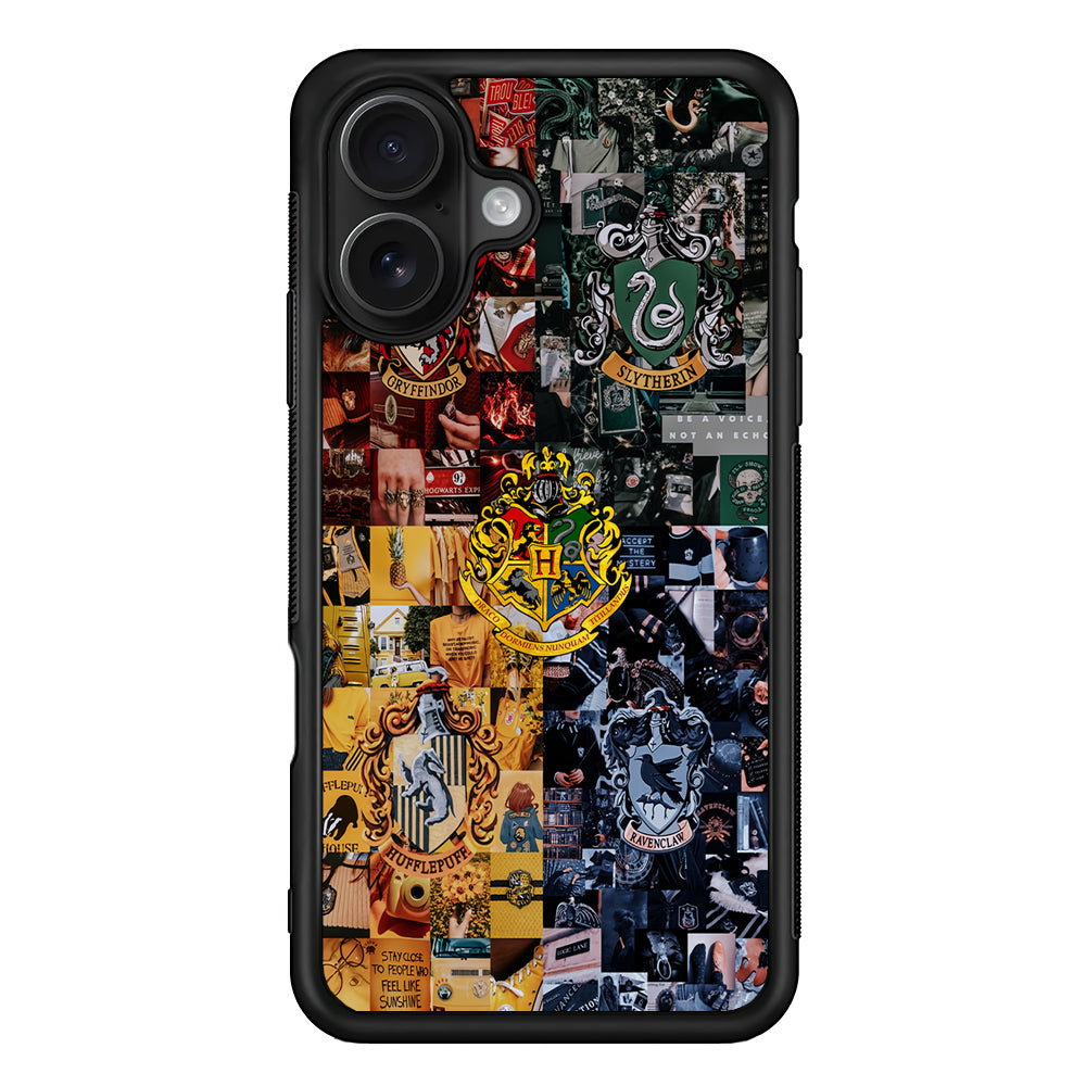 Harry Potter Hogwarts Houses iPhone 16 Case - Oxvistore