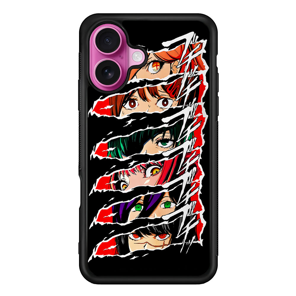 Persona 5 X Chainsaw Man iPhone 17 Case | Slim Protective Rubber Phone Cover