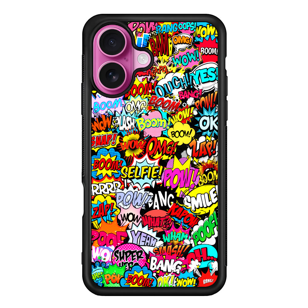 Comic Pop Art Collection iPhone 17 Case | Slim Protective Rubber Phone Cover