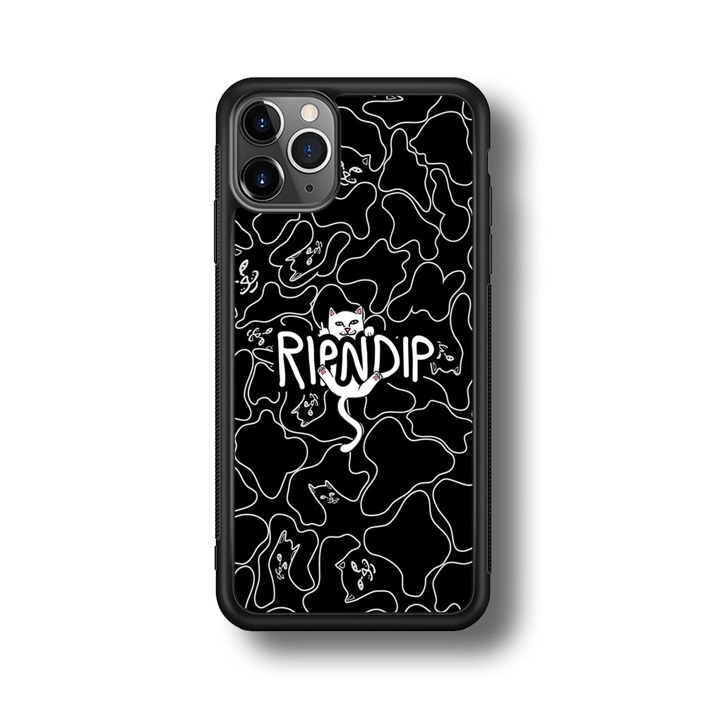 Rip N Dip Black Camo iPhone 11 Pro Max Case | Slim Rubber Case for iPhone 11 Pro Max