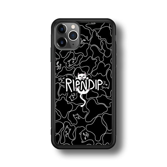 Rip N Dip Black Camo iPhone 11 Pro Max Case | Slim Rubber Case for iPhone 11 Pro Max