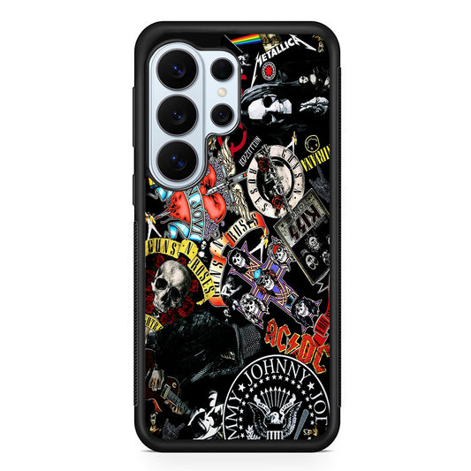 Rock Bands Logo Collage Samsung Galaxy S26 Ultra Case | Protective Phone Cover