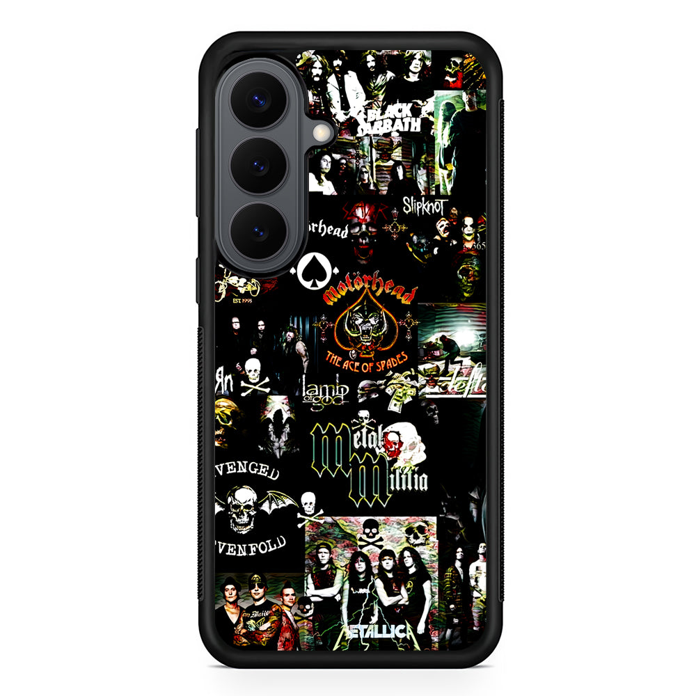 Heavy Metal Band Collection Samsung Galaxy S26 Plus Case | Slim Rubber Case for Samsung Galaxy S26 Plus