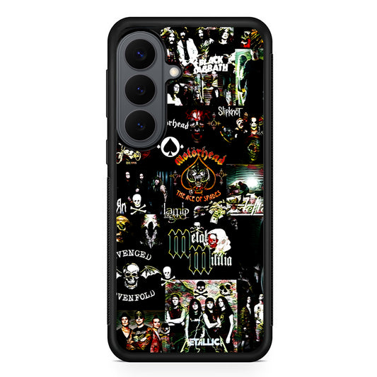 Heavy Metal Band Collection Samsung Galaxy S26 Plus Case | Slim Rubber Case for Samsung Galaxy S26 Plus