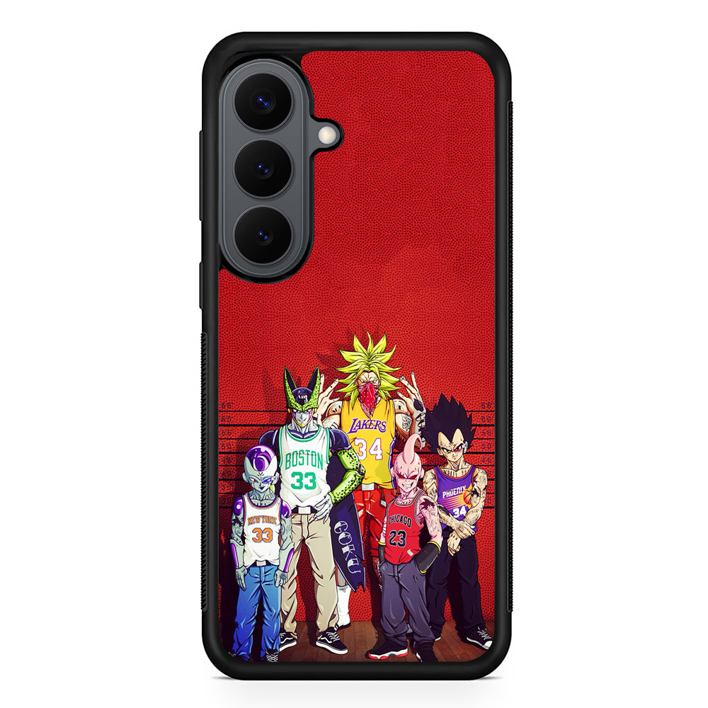 Dragon Ball NBA Style Samsung Galaxy S26 Plus Case | Slim Rubber Case for Samsung Galaxy S26 Plus