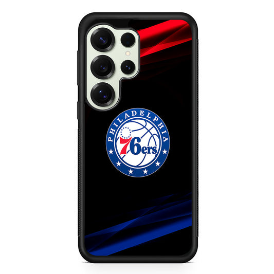 Philadelphia 76ers Logo Samsung Galaxy S25 Ultra Case | Durable Rubber Case for Samsung Galaxy S25 Ultra