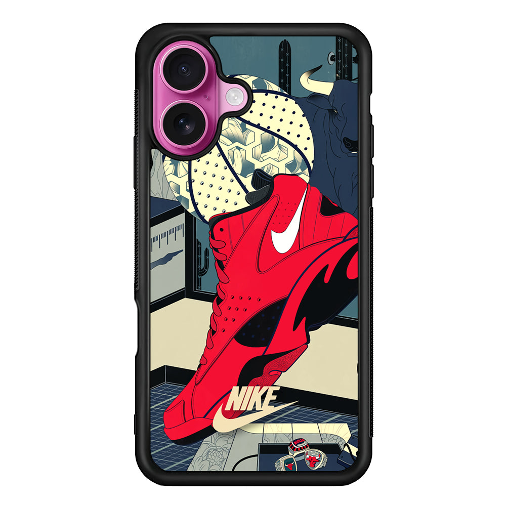 Nike Resound on The Room iPhone 17 Case - Slim Rubber Case for iPhone 17