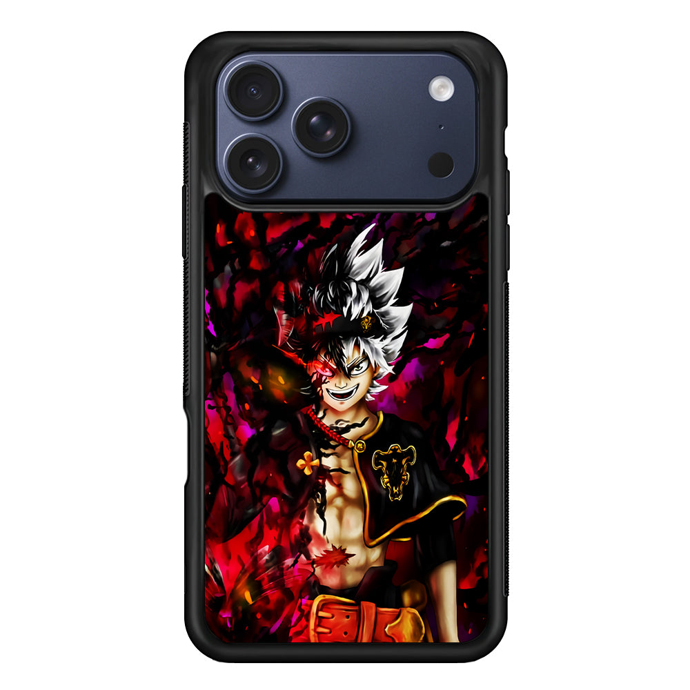 Asta Black Clover Manga iPhone 17 Pro Max Case | Slim Protective Cover for iPhone 17 Pro Max
