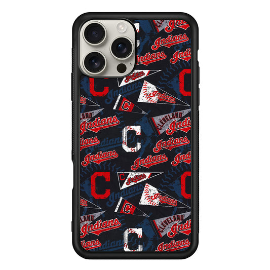 Cleveland Guardians Pattern iPhone 16 Pro Max Case | Stylish Protective Case for iPhone 16 Pro Max