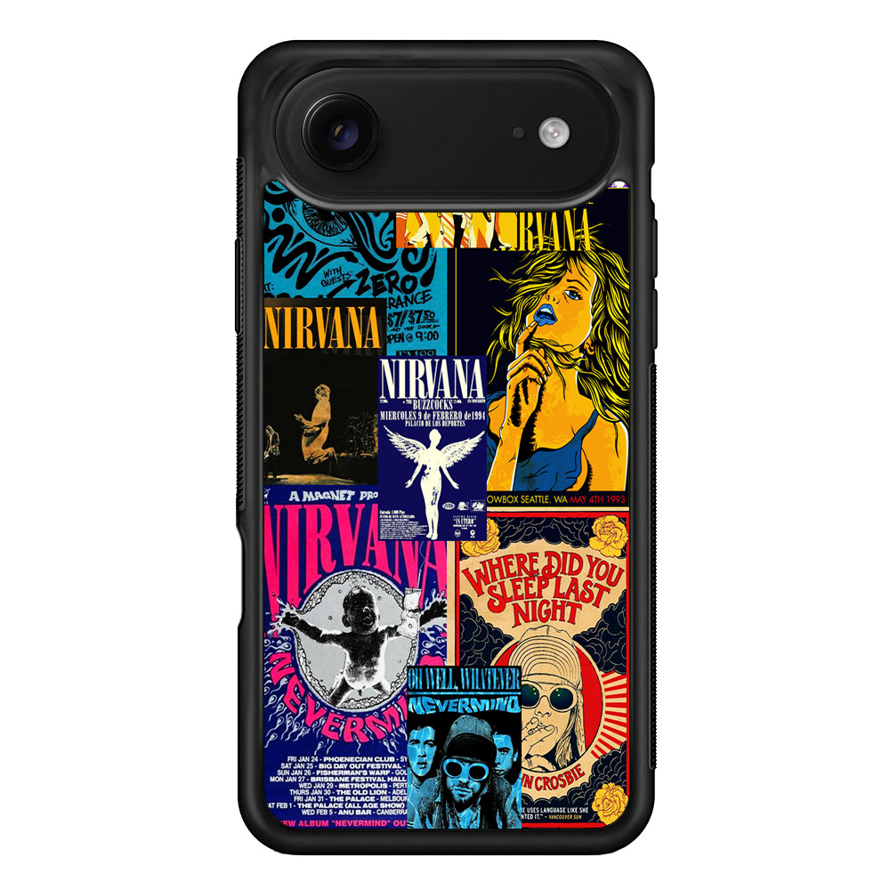 Nirvana Album Cover Collage iPhone 17 Air Case | Protective Case for iPhone 17 Air