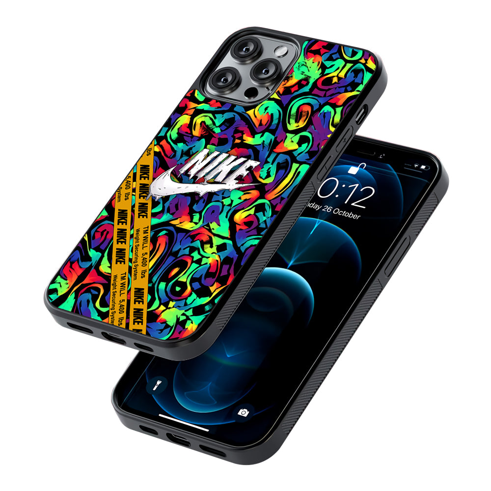 Nike Brushing The Canvas 2D Rubber Phone Case | Slim Protective Phone Case