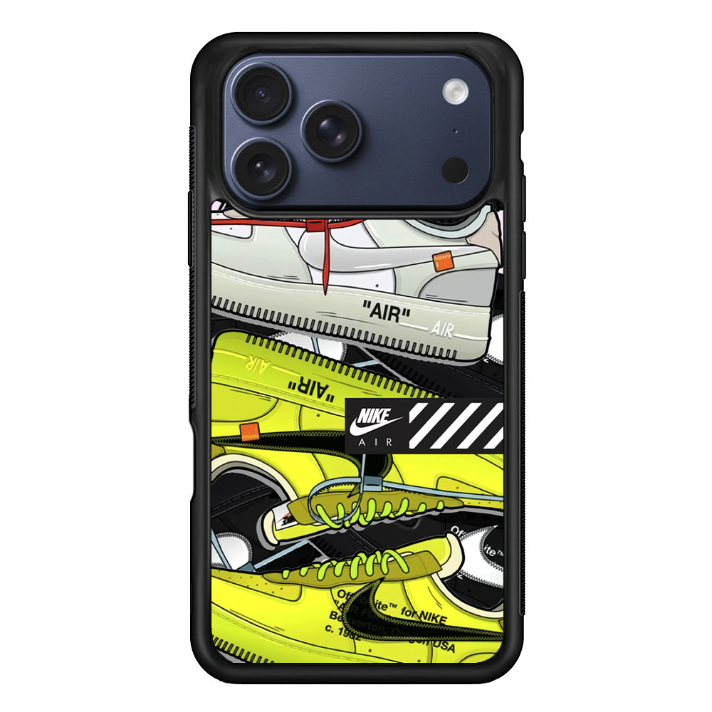 Nike Air Shoelaces iPhone 17 Pro Max Case | Durable Rubber Case for iPhone 17 Pro Max