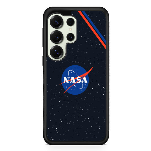 Nasa White Star Spot Samsung Galaxy S25 Ultra Case | Durable Rubber Case for Samsung Galaxy S25 Ultra