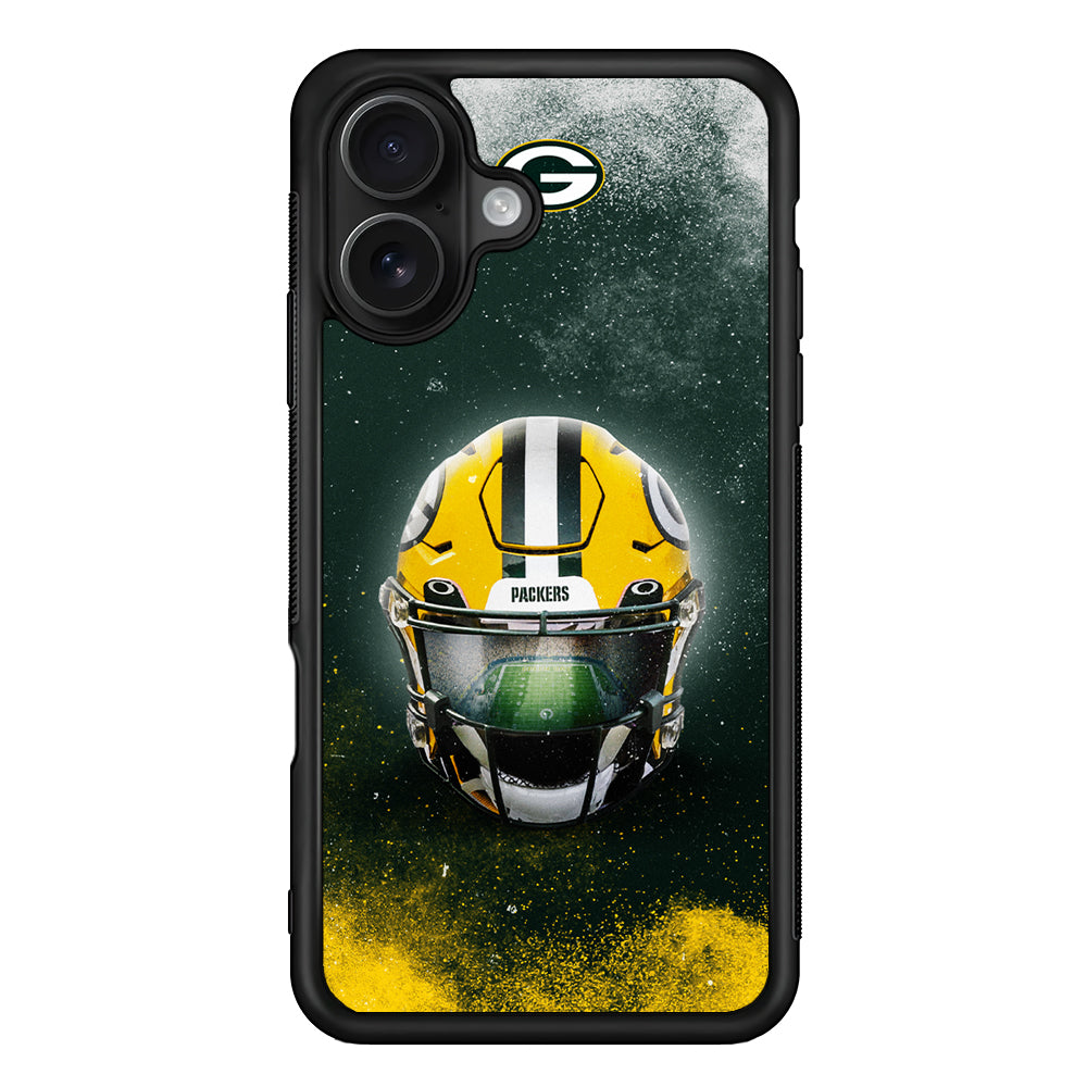Green Bay Packers Helmet iPhone 16 Case - Oxvistore