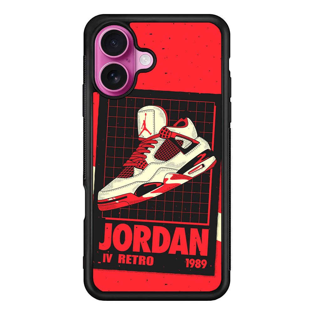 Air Jordan Poster from The Past iPhone 17 Case - Slim Rubber Case for iPhone 17