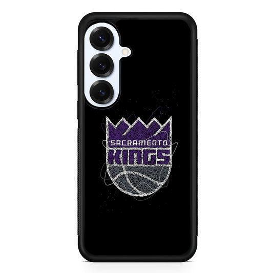 Sacramento Kings Abstract Samsung Galaxy S25 Plus Case | Slim Rubber Cover for Samsung Galaxy S25 Plus