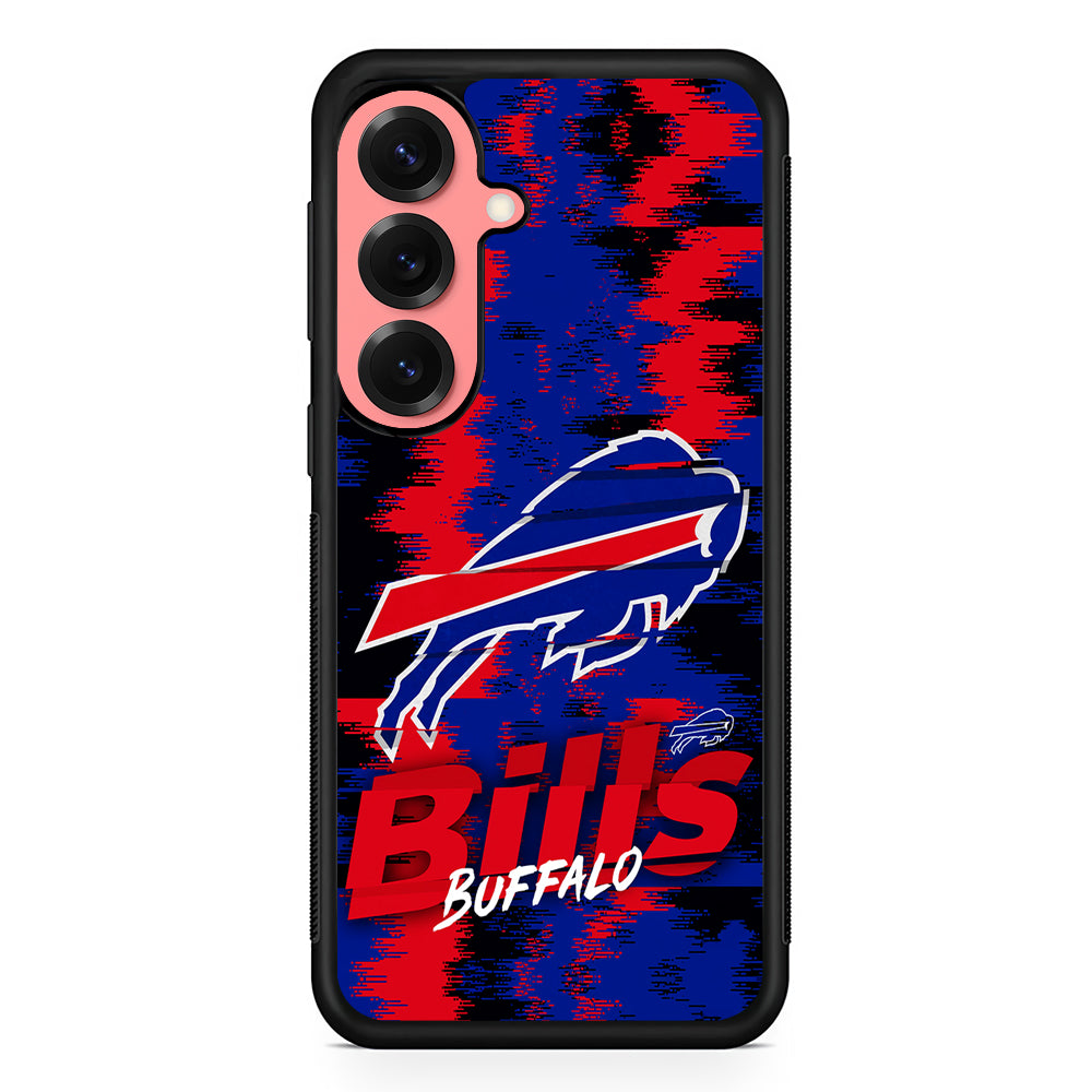Buffalo Bills Abstract Color Samsung Galaxy S25 Case | Protective Case for Samsung Galaxy S25