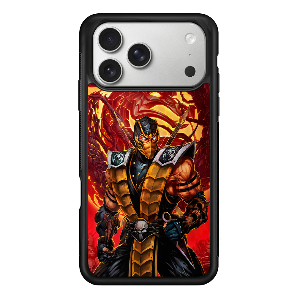 Scorpion Hanzo Mortal Kombat iPhone 17 Pro Case | Slim Rubber Case for iPhone 17 Pro