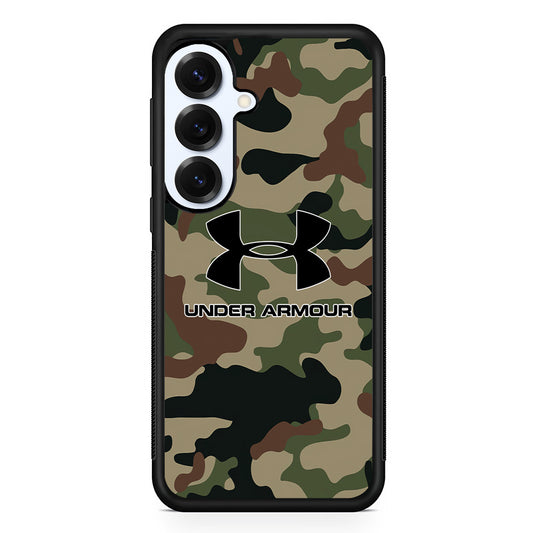 Under Armour Green Camo Samsung Galaxy S25 Plus Case | Slim Rubber Case for Samsung Galaxy S25 Plus